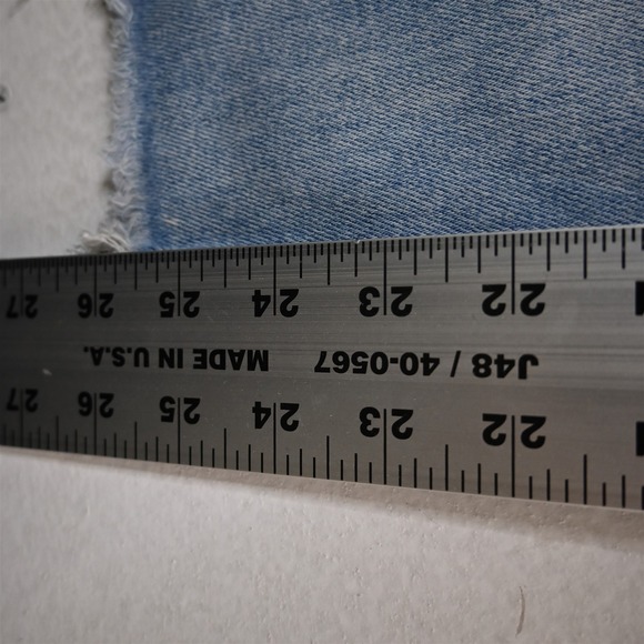 KanCan 26 Destroyed Raw Hem Skinny Light Stretch Denim Womens Jeans - Picture 4 of 9